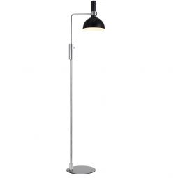 Larry golvlampa svart/krom 146cm