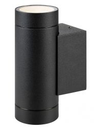 Pipe Vägglampa IP44 svart 16cm