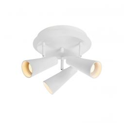 Crest taklampa 3 spotar vit 36cm