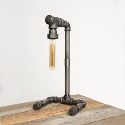 Bordslampa Wolfram stålgrå E14 47cm