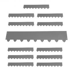 12-pack Gräskantlist XL galv/zink byggbar 119cm