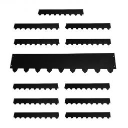 12-pack Gräskantlist XL svart byggbar 119cm