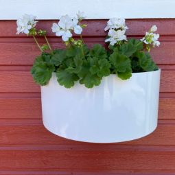 Blomlåda Väggampel Ventura Plain 45cm Vit
