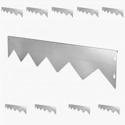 Rabattkant zink byggbar 100cm 10-pack