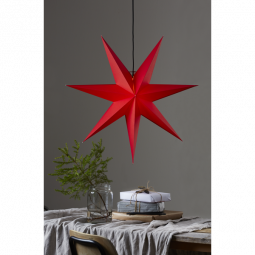 Star Trading Rozen adventsstjärna i papper röd 70cm