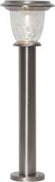 Solcells-pollare Pireus rostfri stål 61cm