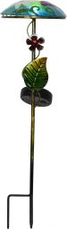 Solcellsdekoration Salona blomma med fjäril 44cm