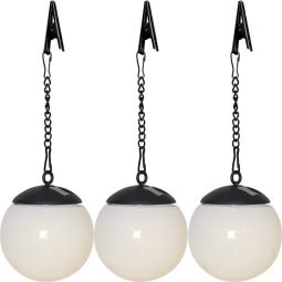 Globus Solcellsdekoration 3-pack