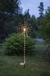 Star Trading Utomhusdekoration Firework silver 152L 100cm