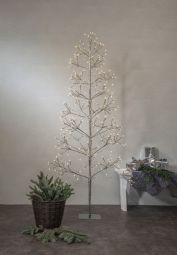 Flower Tree Dekorationsträd 320LED silver 180cm