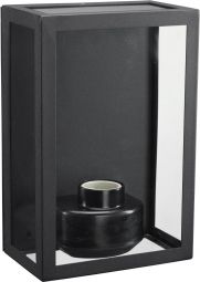 Kubba vägglampa svart 26cm