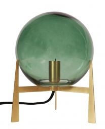 Milla bordslampa guld/grön 28cm