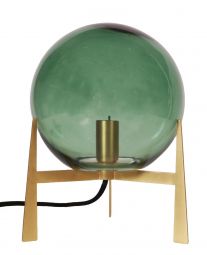 PR Home Milla bordslampa guld/grön 28cm