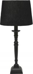 Salong bordslampa med svart skärm 69cm