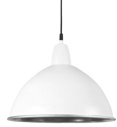 Classic taklampa vit/silver 47cm