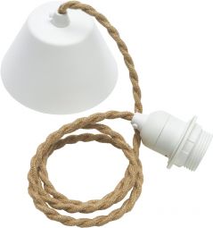 Takupphänge lampsladd textil inomhus natur 1,2m