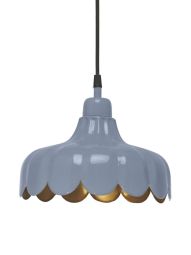 Wells Tak/Fönsterlampa denim/guld 24cm