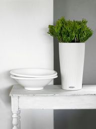 Självvattnande Kruka Cilindro Color 23 vit H41cm