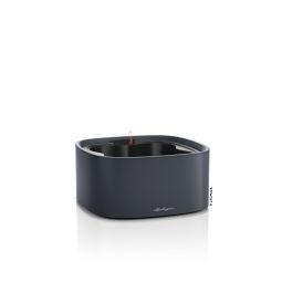 Självvattnande Inomhuskruka Pila low 35cm skiffergrå