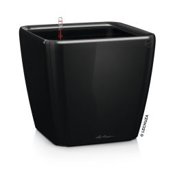 Självvattnande Kruka Quadro 50cm svart