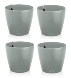 4-Pack Självvattnande Kruka Classico Color ECO 21 ljusgrå H26cm