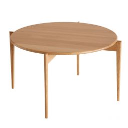Oscarssons Möbel Tilia soffbord runt 88cm h48 oljad ek