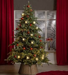 Greyland plastgran 210cm grön 700 varmvita LED