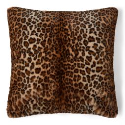 Leo kudde fuskpäls Brown 65x65cm