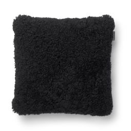 SkinnWille Kuddfodral fårskinn Curly svart 45x45cm