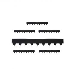 6-pack Gräskantlist XL svart byggbar 119cm