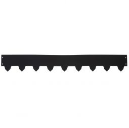 Gräskantlist svart byggbar 119cm