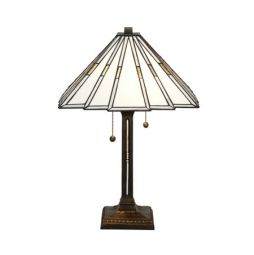 Nostalgia Design Prisma bordslampa vit 57cm