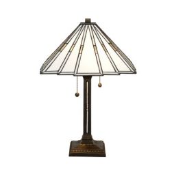 Nostalgia Design Prisma bordslampa vit 57cm
