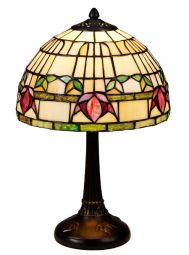Nostalgia Design Fuchsia Tiffany bordslampa 40cm