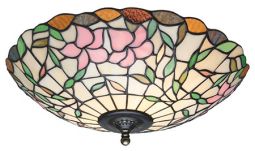 Nostalgia Design Hibiskus Tiffany plafond 40cm