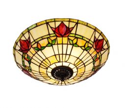 Nostalgia Design Fuchsia Tiffany plafond 45cm