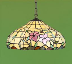 Nostalgia Design Hibiskus Tiffany taklampa 40cm