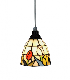 Nostalgia Design Tulipana Tiffany fönsterlampa 14cm