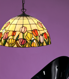 Nostalgia Design Tulipana Tiffany taklampa 40cm