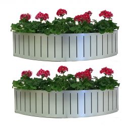 Blomlåda Ventura Funky Zink 90cm 2-pack