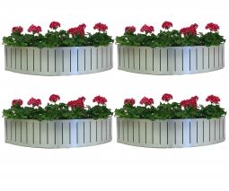 Blomlåda Ventura Funky Zink 90cm 4-pack