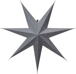 Pappersstjärna Decorus silver Star Trading 
