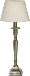 Bordlampa Salong antiksilver 63cm