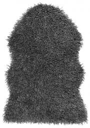 Fårskinnsfäll fake Wooly grå 60x90cm