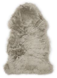Gently långhårigt Fårskinn ljusbeige 100cm