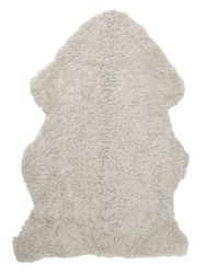 Skinnwille korthårigt fårskinn Curly sand 95cm