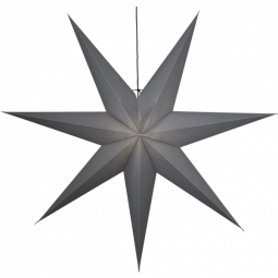 Star Trading Ozen adventsstjärna i papper grå XL 140cm