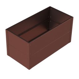 Odlingskrage Cortenia 100x50 h50cm cortenstål