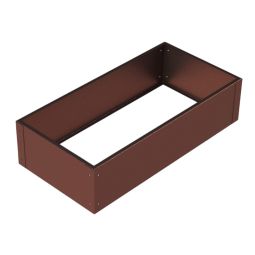 Odlingskrage Cortenia 100x50 h25cm cortenstål