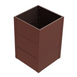 Odlingskrage Cortenia 50x50 h75cm cortenstål